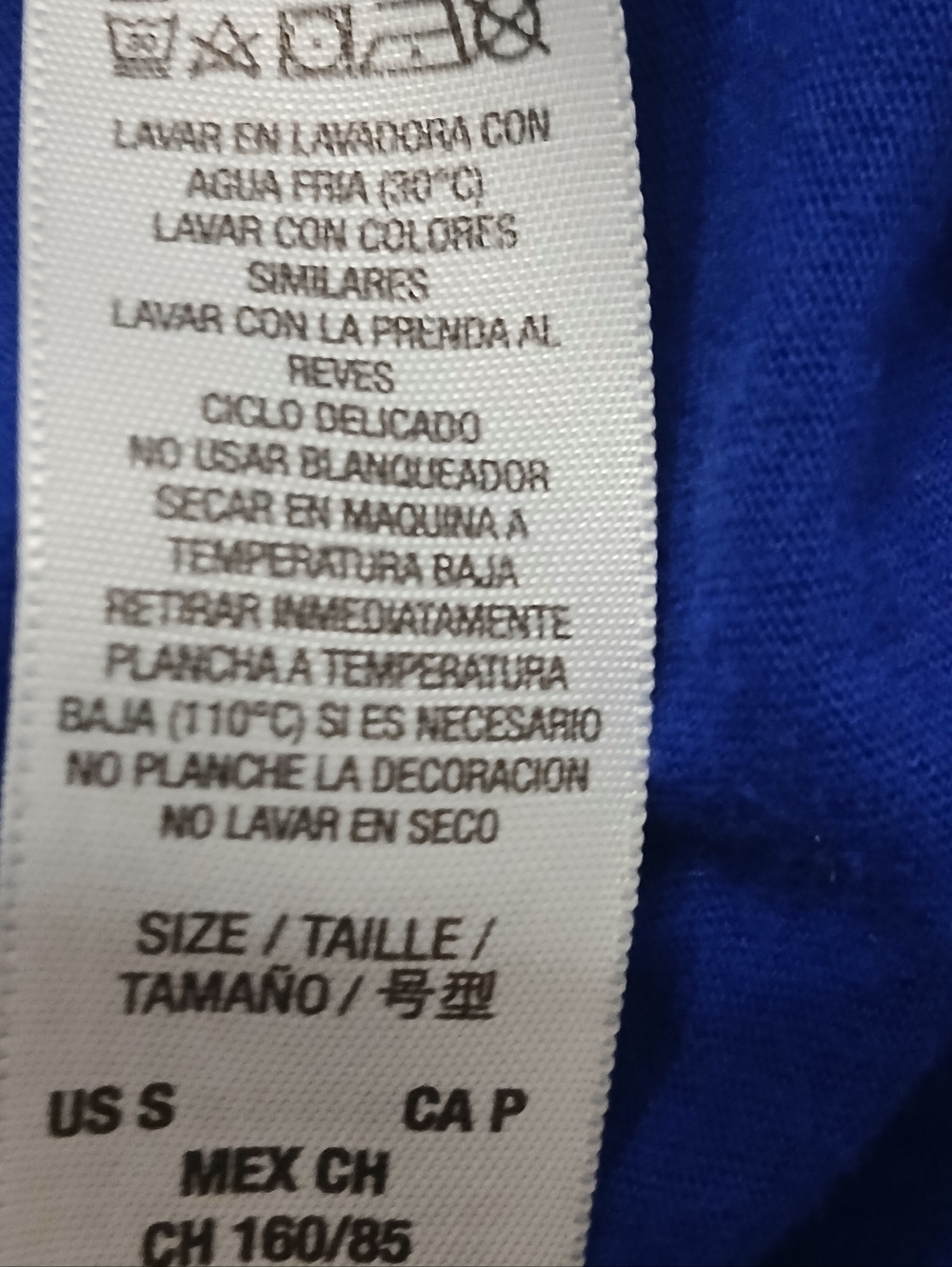 Juicy Couture Womens Glitter Graphic Blue T-shirt Size:Small - Picture 6 of 7